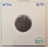 223 Ottoman Empire Otoman, 10 Para 1293, 1901, KM#744, Billon, Abdul Hamid II
