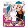 Set Colorat Frozen 5 in 1 AS Giga Block: 25 File, Acuarele, Carioci, Creioane, Autocolante. Joc Creativ pentru Copii 3+ Ani