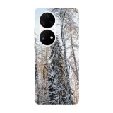 Husa compatibila cu Huawei P50 Pro model Cold winter day, Silicon, TPU, Viceversa, Transparent, Carcasa