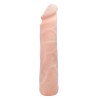 Dildo Realistic Spine 24cm, Texturat, Flexibil, TPR, Culoare Naturala - Dildo Realist 24 cm