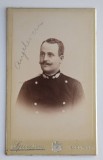 CDV Atelier Romania Bucuresti Bucuresci Spirescu barbat in uniforma - militar