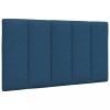 VidaXL Pernă pentru tăblie de pat, albastru, 90 cm, material textil
