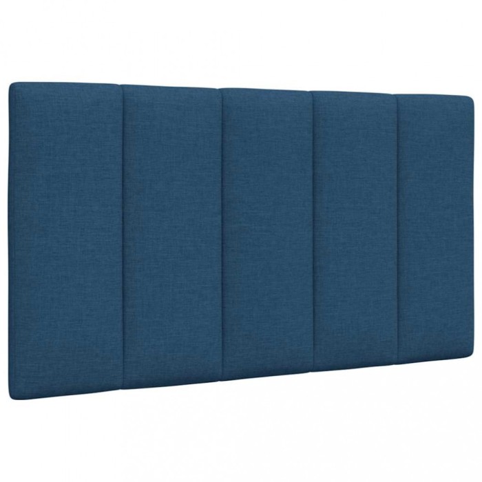 vidaXL Pernă pentru tăblie de pat, albastru, 90 cm, material textil