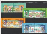ROMANIA 2017 LP 2148 a JOCURILE COPILARIEI SERIE CU VINIETA SI TABS MNH NESTAMPILATA, Nestampilat
