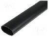 Tub termocontractant, 44.4mm, 1.22m, neagra, HELLERMANNTYTON - 321-30200