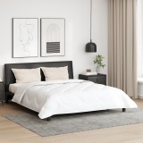 vidaXL Pilotă cu pernă 3 pcs Alb 200 x 220 cm Microfibră
