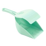 Lopatica igienica, Miau Miau, pentru litiera pisici, cu capac, plastic, verde, 31 x 13 x 7 cm