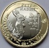 2 pounds 2023 Pitcairn Island, Peter Rabbit, Brilliant uncirculated, Charles III, Australia si Oceania