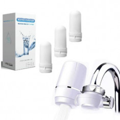 Robinet cu filtru pentru purificarea apei + Set 3 filtre rezerva