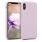 Husa pentru Apple iPhone X / iPhone XS, Silicon, Mov, 42495.140
