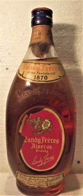 L.F.nr 5 - Landy Freres brandy - RISERVA- ani 1950 l.1, gr 42 foto