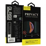Folie de protectie Ecran Privacy OEM pentru Apple iPhone 18 Pro, Sticla Securizata, Full Glue, Neagra