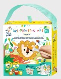 Cumpara ieftin Set portabil de pictura cu gel Haku Yoka - Animale