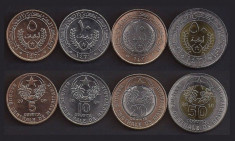 MAURITANIA ? SET DE MONEDE ? 5 + 10 + 20 + 50 Ouguiya ? 2009-2010 ? UNC foto