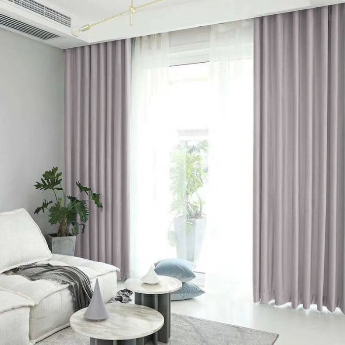Draperie din catifea blackout cu rejansa transparenta cu ate pentru galerie, Madison, 150x250 cm, densitate 700 g/ml, Pale Silver, 1 buc