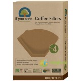 Filtre de Cafea Compostabile Marimea 4 Nealbite fara Clor 100buc