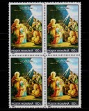 Cumpara ieftin RO 1995 / LP 1399 , &quot;Craciun 1995&quot;,bloc de 4 ,MNH, Nestampilat