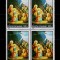 RO 1995 / LP 1399 , &quot;Craciun 1995&quot;,bloc de 4 ,MNH