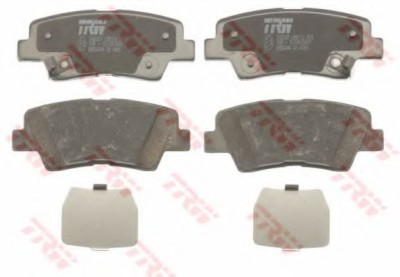 Set placute frana,frana disc HYUNDAI SONATA V (NF) (2005 - 2010) TRW GDB3494 foto