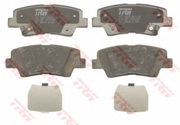 Set placute frana,frana disc HYUNDAI SONATA V (NF) (2005 - 2010) TRW GDB3494