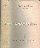Opere Ion Ghica, Vol. I, Clasicii Romani, Editura Pentru Literatura si Arta, 1967, 566 pagini