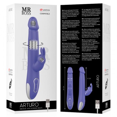 MR BOSS - ARTURO VIBRATOR &amp;amp; ROTATOR COMPATIBLE WITH WATCHME WIRELESS TECHNOLOGY foto