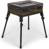 Kit Valigeta cu Picioare + Accesorii KORUM Mega Blox Station Fully Loaded, 36x26x11.55cm