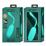 Ou cu vibratii Pretty Love - Julius Waterproff Aqua, Reincarcabil USB, 12 Vibratii, Turcoaz