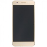 Huawei Y6 II 2016 (Honor 5A) Capac frontal al modulului de afișare + LCD + digitizer + baterie aurie 02350VUK