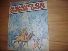 ALMANAHUL COPIILOR 1988 (format mare, ilustratii, benzi desenate, poezii,etc) foto