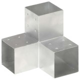 Gossi conector de grinda, forma y, 101 x 101 mm, metal galvanizat