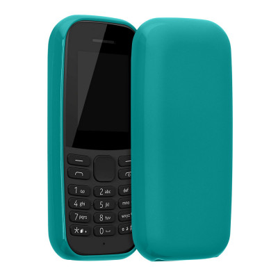 Husa Kwmobile pentru Nokia 105 (2019), Silicon, Verde, 53673.57 foto