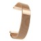 Curea otel, Milanese Slim Fit, compatibila Samsung Galaxy Watch Active 2, telescoape QR, Rose Gold