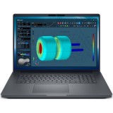 Laptop Workstation Dell Pro Max 18 Plus, cu procesor Intel Core Ultra 7 265HX, 18 IPS, 32 GB DDR5, 512 GB, NVIDIA RTX PRO 1000, 8GB GDDR7, Linux, 3 an