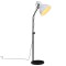 vidaXL Lampă de podea 25 W, alb, 30x30x90-150 cm, E27