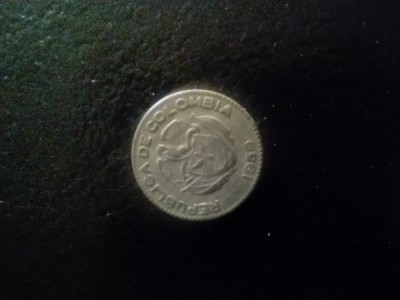 Monedă 10 centavos 1959 Columbia foto