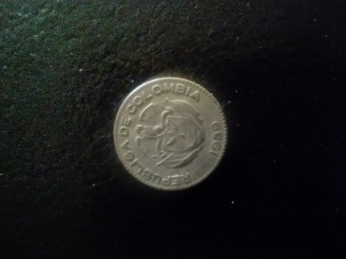 Monedă 10 centavos 1959 Columbia