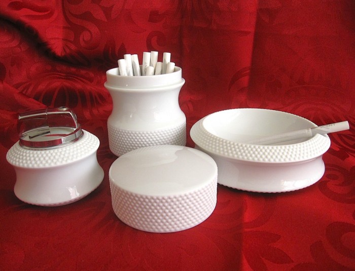 SET PORTELAN PHILIPP ROSENTHAL STUDIO LINIE ANUL 1969 SCRUMIERA BRICHETA SI DOZA TIGARI