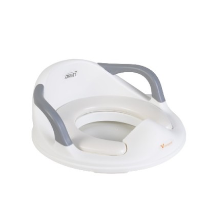 Reductor ergonomic pentru toaleta cu spatar Orbit Grey foto