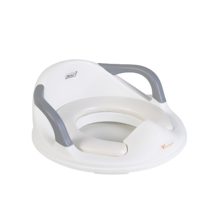 Reductor ergonomic pentru toaleta cu spatar Orbit Grey