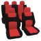 Set Huse Scaun Universale Colori Petex Rosu-Negru