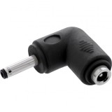 Adaptor alimentare DC 3.5x1.35mm T-M unghi Negru, InLine IL26899C