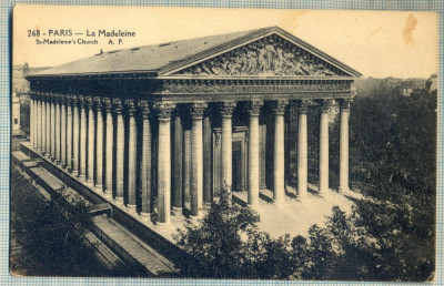 AD 463 C. P. VECHE - PARIS -LA MADELEINE -ST-MADELEINE&amp;#039;S CHURCH -FRANTA foto