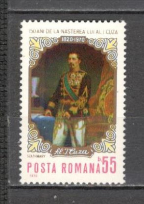 Romania.1970 150 ani nastere Al.Ioan Cuza-Pictura CR.211 foto