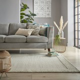 Cumpara ieftin Covor Bobble Wool Border Negru 200X290 cm, Flair Rugs