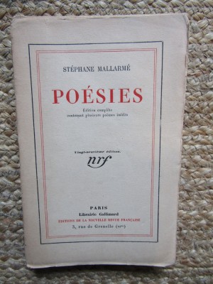 Poesies - Stephane Mallarme foto