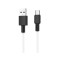 HOCO Cablu de date USB la USB Tip-C X29 Carbon-Lungime 1 Metru-Culoare Alb