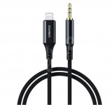 Cablu lightning Apple - Jack 3.5 mm 1m Choetech negru AUX007