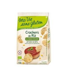 Crackers Bio din Orez cu Ulei Masline Fara Gluten Ma Vie Sans Gluten 40gr Cod: 3380380077951 foto