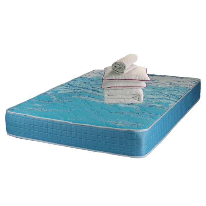 Set Saltea ortopedica cu spuma Memory Foam Paris 160x200x23cm, fermitate tare, cu spuma poliuretanica memory foam 5 cm, aerisire perimetrala, Saltex +